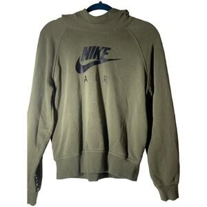 Nike Green Hooded Pullover Sweatshirt - M